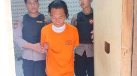 Pelaku pembunuhan ayah kandung di Pesisir Barat | Foto: Ist.