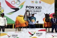 Atlet Berkuda PON XXI Aceh-Sumut | Foto: Ist.