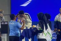 Atlet Lifter Lampung Doni Meiyanto raih medali emas | Foto: Ist.