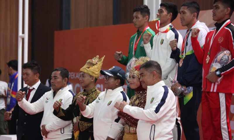 Atlet Muaythai Lampung raih medali Emas | Foto: Ist.