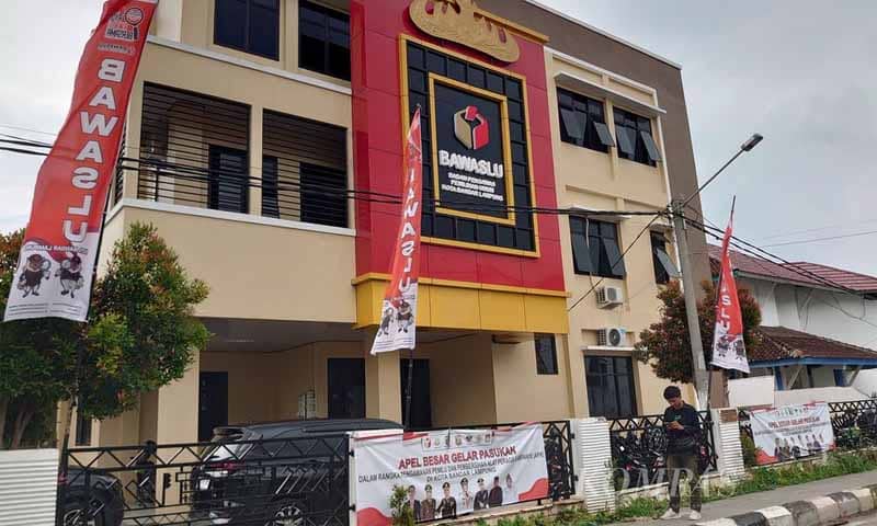 Kantor Bawaslu Kota Bandar Lampung | Foto: Ist.
