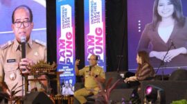 Pj Gubernur Lampung Samsudin jadi narasumber pada sesi Talk Show 
