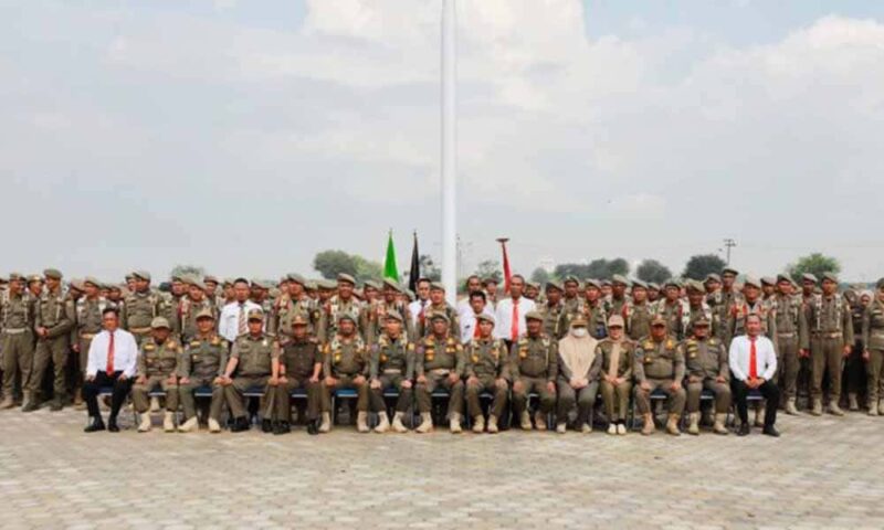 Satpol PP Provinsi Lampung Gelar Apel Paripurna Perdana di Kota Baru | Foto: Ist.
