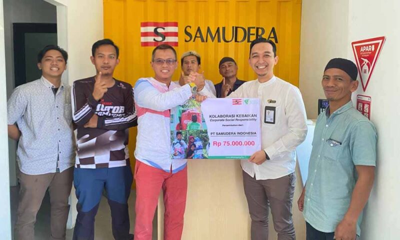 Samudera Indonesia Cabang Lampung salurkan CSR melalui Dompet Dhuafa Lampung | Foto: Ist.