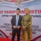Anggota DPRD Lampung milenial Galang Putra Rahman dan Sasa Chalim | Foto: Ist.