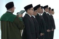 Pelantikan Komisioner KPU Lampung | Foto: Ist.