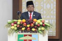 Pj. Gubernur Samsudin Hadiri Pengambilan Sumpah Jabatan Pimpinan DPRD Provinsi Lampung Masa Jabatan 2024-2029 | Foto: Ist.