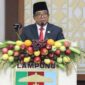 Pj. Gubernur Samsudin Hadiri Pengambilan Sumpah Jabatan Pimpinan DPRD Provinsi Lampung Masa Jabatan 2024-2029 | Foto: Ist.