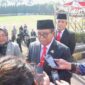 Pj Gubernur Lampung Samsudin usai menjadi inspektur upacara pada Peringatan Hari Kesaktian Pancasila Tahun 2024 | Foto: Ist.