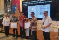 Pemprov Lampung Raih Penghargaan Sertifikat Akreditasi A untuk Program Pelatihan Teknis Parekraf dari Kementerian Pariwisata dan Ekonomi Kreatif | Foto: st.