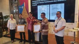 Pemprov Lampung Raih Penghargaan Sertifikat Akreditasi A untuk Program Pelatihan Teknis Parekraf dari Kementerian Pariwisata dan Ekonomi Kreatif | Foto: st.
