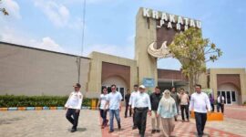 Pj. Gubernur Lampung Tinjau Progres Pembangunan Kawasan Bakauheni Harbour City | Foto: Ist.