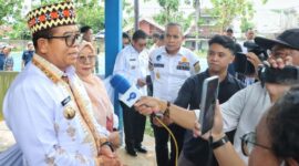 Pj Gubernur Lampung Samsudin tinjau Pilkada di Lampung | Foto: Ist.