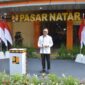 Menteri Koordinator Bidang Pangan Zulkifli Hasan meresmikan Pasar Natar | Foto: Ist.