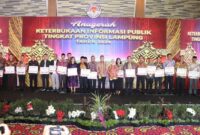 Anugerah Keterbukaan Informasi Publik Tingkat Provinsi Lampung Tahun 2024 | Foto: Ist.