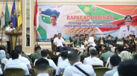 Pj. Sekdaprov Buka Rakor Swasembada Pangan Provinsi Lampung | Foto: Ist.