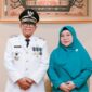 Pj Gubernur Lampung Samsudin bersama istri | Foto: Ist.
