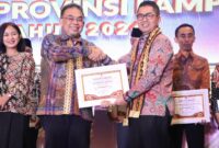 Pj Sekdaprov Lampung, Fredy (kanan) | Foto: Ist.