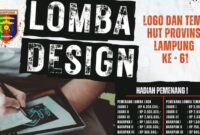 Lomba Desain Logo dan Tema HUT Ke-61 Provinsi Lampung | Foto: Ist.