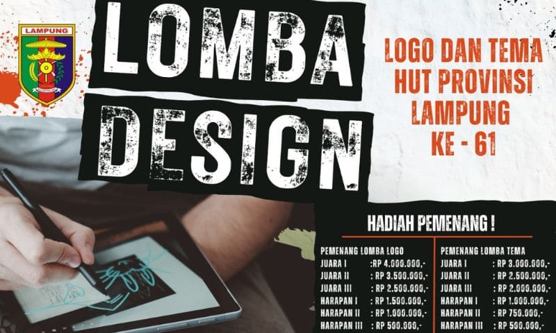 Lomba Desain Logo dan Tema HUT Ke-61 Provinsi Lampung | Foto: Ist.