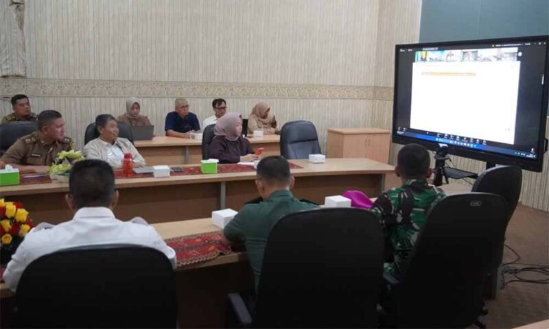 Pemprov Lampung Ikuti Rakor Pengendalian Inflasi Daerah Jelang Ramadan | Foto: Ist.