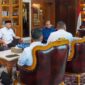 Gubernur Lampung Rahmat Mirzani Djausal didampingi Ketua MPR RI Ahmad Muzani bertemu Menteri Pekerjaan Umum dan Perumahan Rakyat (PUPR) RI | Foto: Ist.