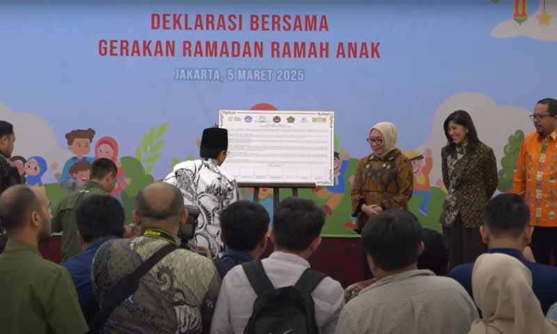 Deklarasi Bersama Gerakan Ramadan Ramah Anak | Foto: Ist.