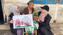 Dompet Dhuafa Lampung melalui program Tebar Hewan Kurban (THK) 1446 H berhasil menjangkau lebih dari 18.000 penerima manfaat di 10 kabupaten/kota se-Provinsi Lampung | Foto: Ist.