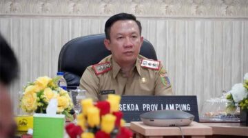 Sekretaris Daerah Provinsi Lampung, Marindo Kurniawan mengikuti Rapat Koordinasi Pengendalian Inflasi Daerah Tahun 2025 | Foto: Ist.