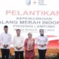 Pelantikan Pengurus Palang Merah Indonesia (PMI) Provinsi Lampung periode 2025–2030 | Foto: Ist.
