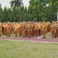 Apel mingguan dan peringatan Hari Keluarga Nasional (Harganas) ke-32 Tahun 2025 Pemprov Lampung | Foto: Ist.