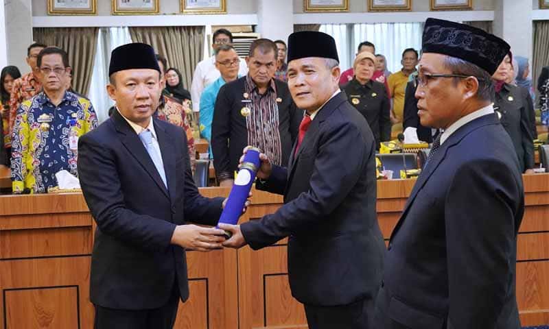 Pengambilan sumpah jabatan Pejabat Pimpinan Tinggi Pratama di Lingkungan Pemerintah Provinsi Lampung Tahun 2025 | Foto: Ist.