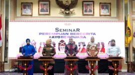 Seminar Perempuan Bercerita Ayo Bersuara, di Balai Keratun, Rabu (18/06/2025) | Foto: Ist.