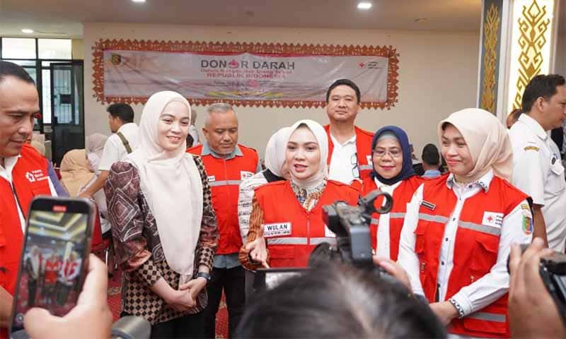 ASN Pemprov Lampung Donor Darah | Foto: Ist.