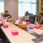Ketua DPRD Provinsi Lampung, Ahmad Giri Akbar menerima kunjungan kerja Komandan Korem 043/Garuda Hitam (Gatam), Brigjen TNI Haryantana | Foto: Ist.