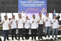 Sekretaris DPRD Lampung, Descamata Paksi Moeda saat menghadiri diskusi bertajuk Peran Wartawan Dalam Peningkatan Olahraga Lampung, Rabu (23/7/2025) | Foto: Ist.