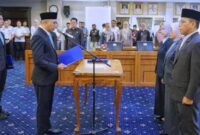 Pelantikan Descatama Paksi Moeda menjadi Sekretaris DPRD Provinsi Lampung | Foto: Ist.