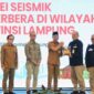Gubernur Lampung Rahmat Mirzani Djausal membuka Rakor & FGD Persiapan Survei Seismik 2D di wilayah Provinsi Lampung, di Hotel Mercure, Selasa (12/8/2025) | Foto: Ist.
