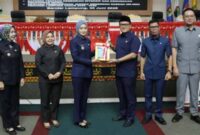 Rapat paripurna DPRD Lampung agenda Penyampaian Rancangan Peraturan Daerah (Raperda) tentang Pertanggungjawaban Pelaksanaan Anggaran Pendapatan dan Belanja Daerah (APBD) Tahun Anggaran 2024 | Foto: Ist.