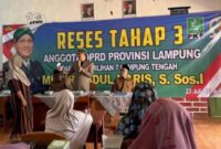 Reses Tahap III Munir Abdul Haris di Lampung Tengah | Foto: Ist.