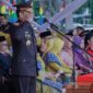 Upacara Penurunan Bendera Merah Putih Pemprov Lampung | Foto: Ist.
