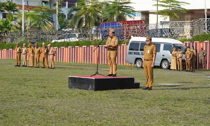 ASN Pemprov Lampung Apel Mingguan | Foto: Ist.