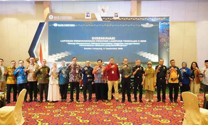 Acara Diseminasi Laporan Perekonomian Provinsi Lampung | Foto: Ist.