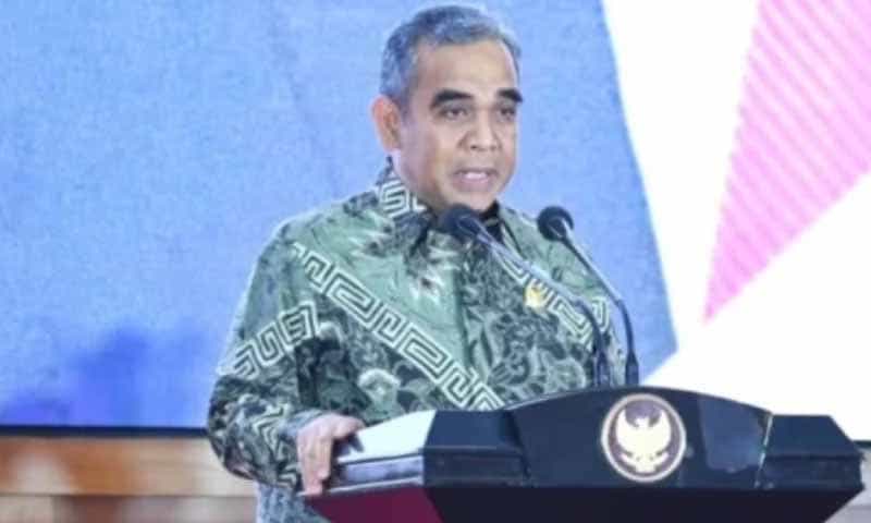 Ketua MPR RI, Ahmad Muzani saat menyampaikan sambutan pada Sarasehan Kebangsaan Perubahan Geopolitik Dunia dalam Peluang Menuju Indonesia Raya di Gedung Nusantara IV MPR RI Jakarta, Selasa (20/5/2025) | Foto: Ist.