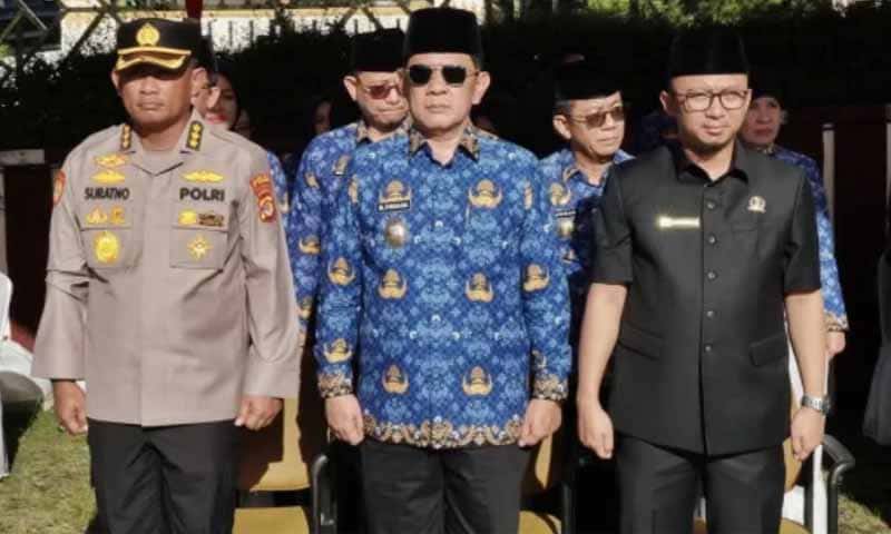 DPRD Lampung Hadiri Peringatan Harkitnas Ke-117 | Foto: Ist.