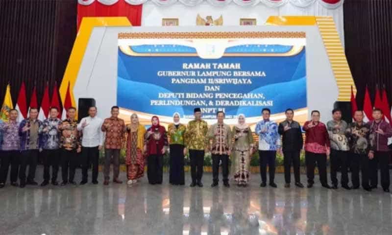 DPRD Lampung Hadiri Ramah Tamah dengan Pangdam II Sriwijaya | Foto: Ist.
