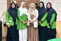 PAC Fatayat NU Labuhan Ratu saat melakukan audiensi dengan Ketua III DPRD Lampung | Foto: Ist.
