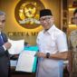 Gubernur Bersama Ketua DPRD Sampaikan 10 tuntutan Aliansi Lampung Melawan Kepada Ketua MPR RI | Foto: Ist.