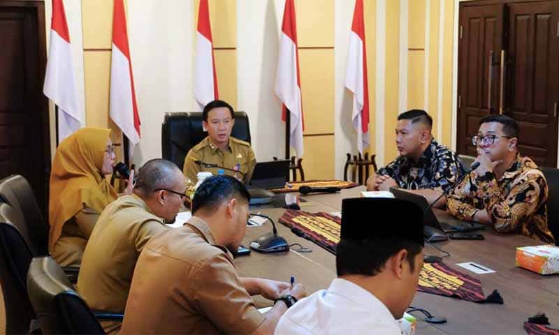 Rapat Persiapan Peresmian Masjid Raya Al-Bakrie | Foto: Ist.