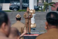 apel mingguan di lingkungan Sekretariat Daerah Provinsi Lampung | Foto: Ist.
